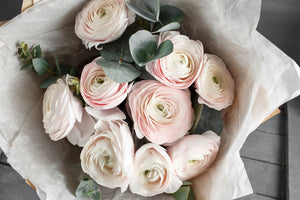 Limited Time Only: Mixed Fresh Dutch Ranunculus Bouquet