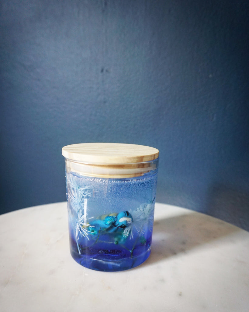 Atlantis Under the Sea Clear Candle