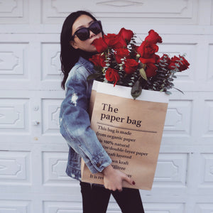 Handpicked Red Rose in "The Paper Bag"